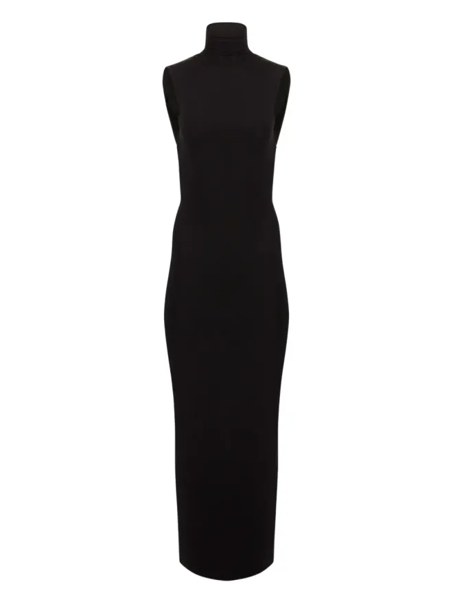 Nina Ricci Nina Ricci ドレープ ハイネック マキシドレスの商品画像