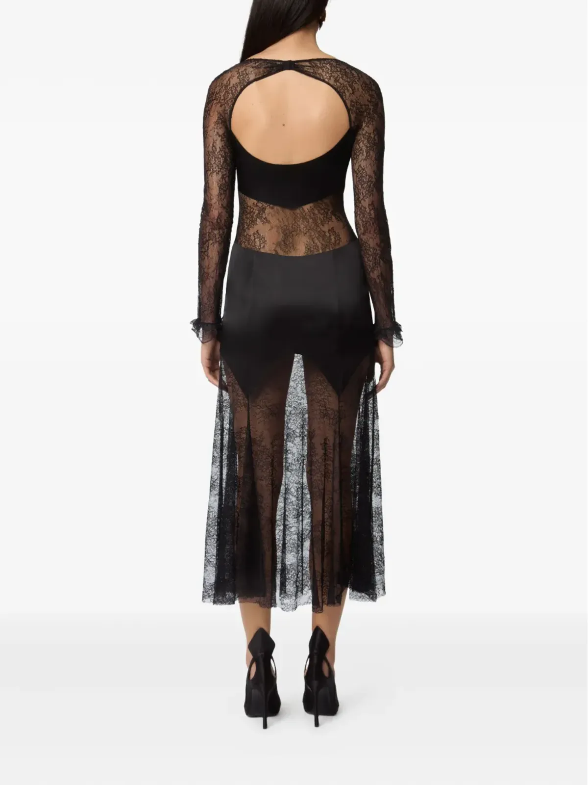 Nina Ricci レースミディドレス - 画像4