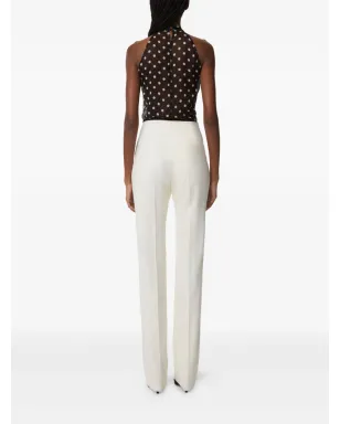 Nina Ricci ホルターネック・ドット柄トップス - ブラック - サムネイル4