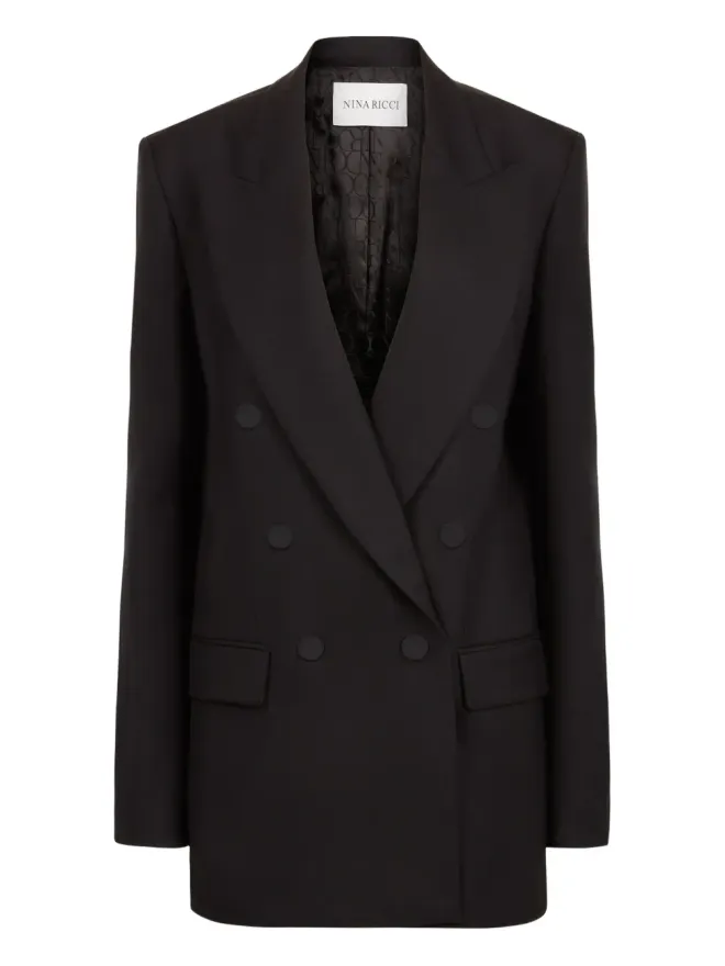 Nina Ricci Nina Ricci ダブルブレスト ウールブレザーの商品画像