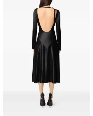 Nina Ricci サテンミディドレス - サムネイル3
