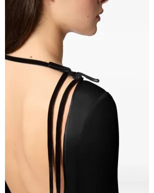 Nina Ricci サテンミディドレス - サムネイル4