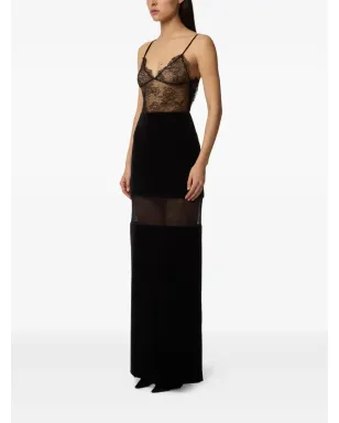 Nina Ricci レース装飾のマキシスカート - サムネイル2