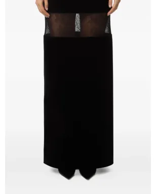 Nina Ricci レース装飾のマキシスカート - サムネイル4