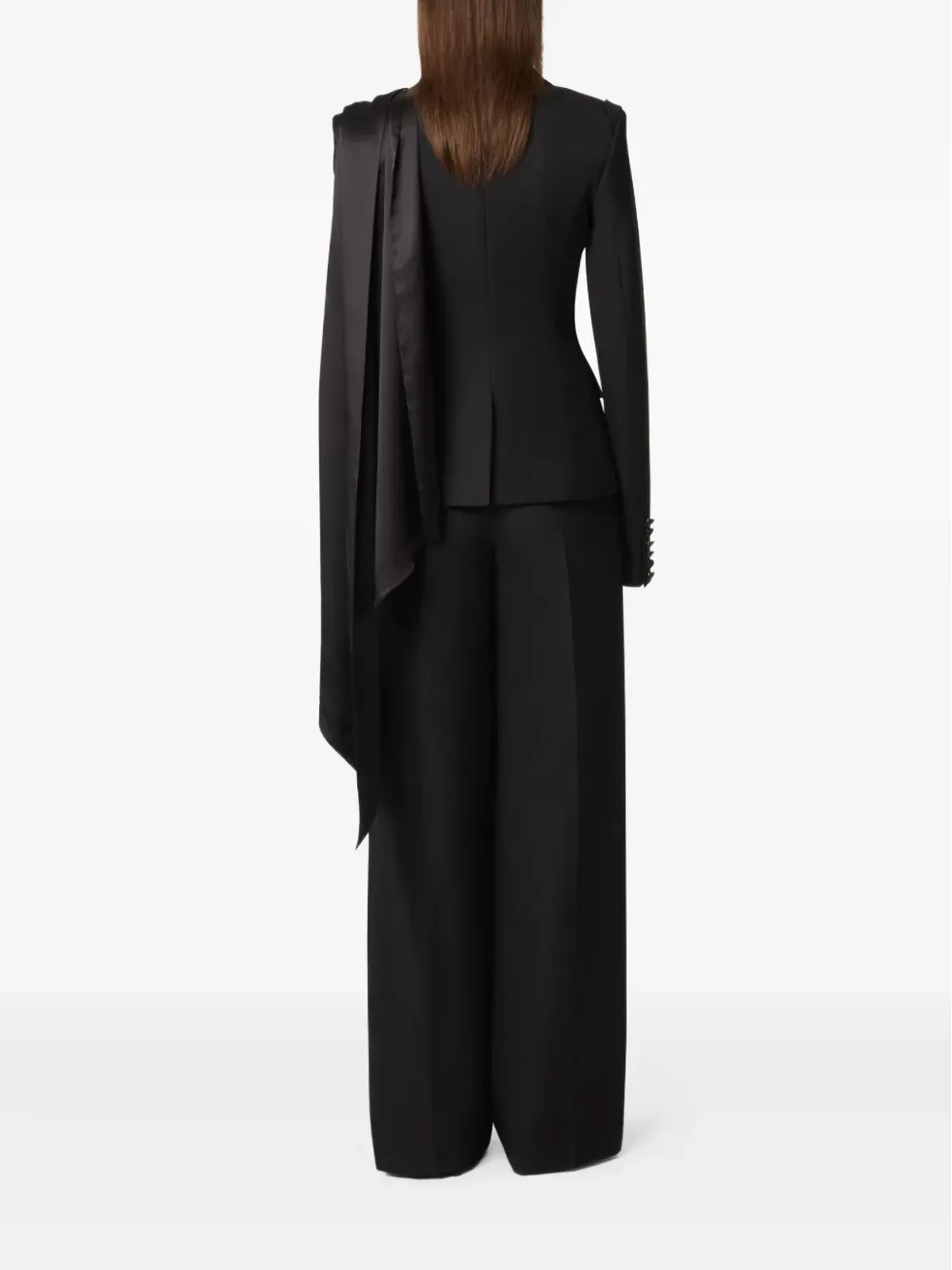 Nina Ricci ドレープ ウールパンツ - 画像4