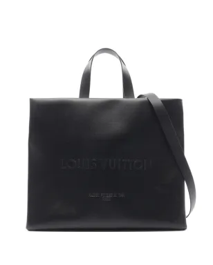 Louis Vuitton Pre-Owned 2021 logo-embossed tote bag - Black - サムネイル1