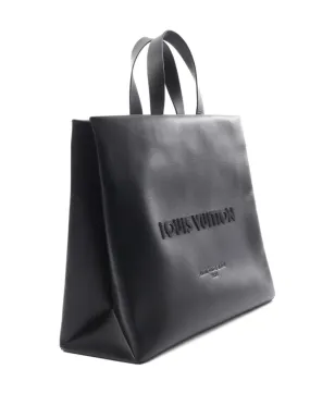 Louis Vuitton Pre-Owned 2021 logo-embossed tote bag - Black - サムネイル2
