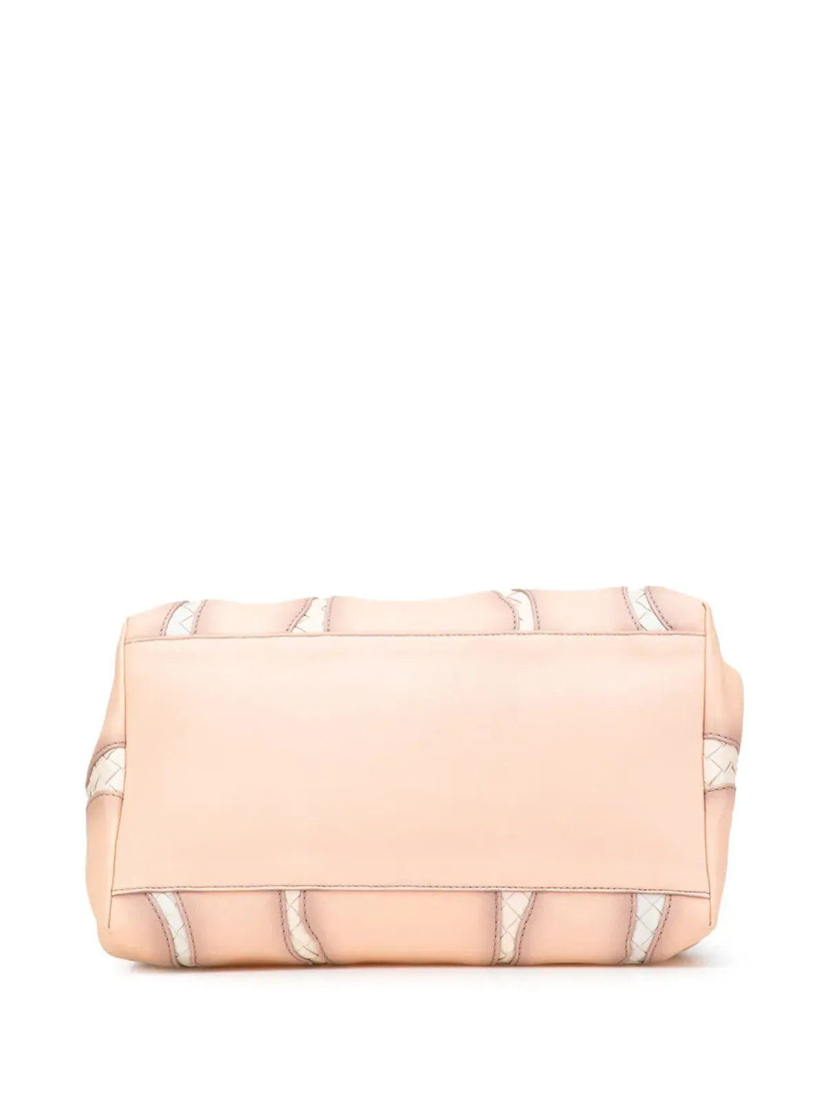 Bottega Veneta ビンテージ ナッパレザー イントレッチャート グリマー トートバッグ - 画像4