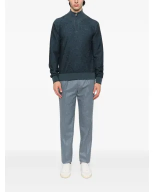 Brioni リブ編みジップネックセーター - サムネイル2