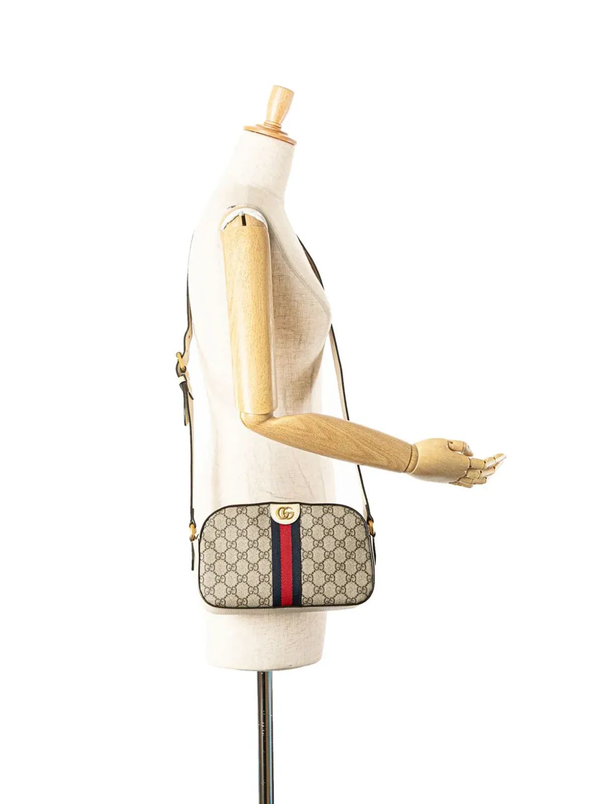 Gucci Pre-Owned オフィディア カメラバッグ クロスボディ ブラウン - 画像2
