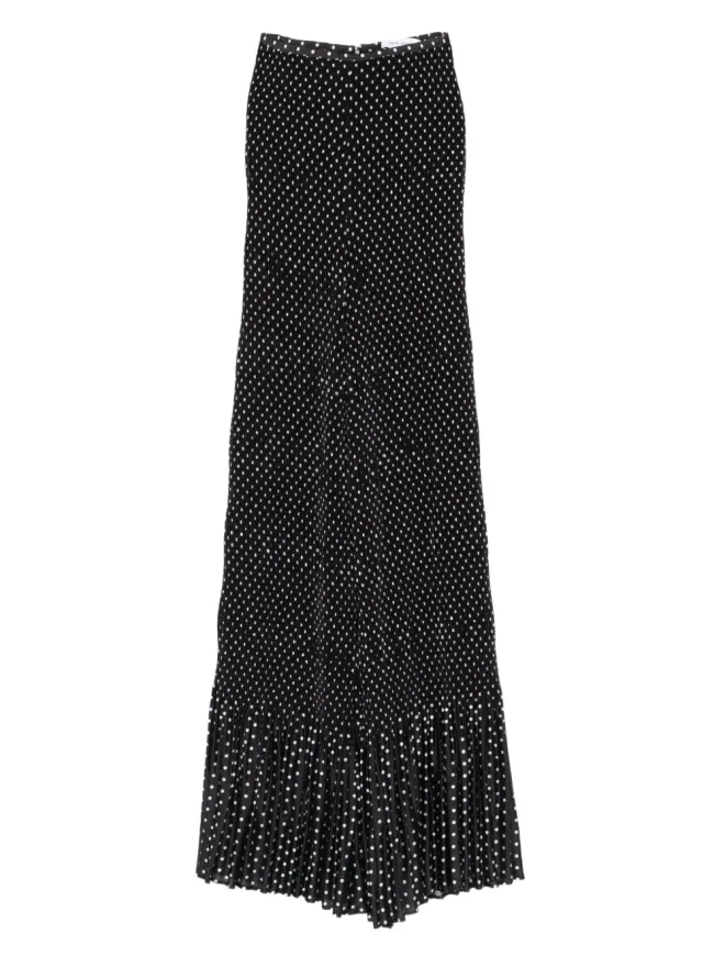 SIMONA CORSELLINI SIMONA CORSELLINI プリーツドットパンツの商品画像