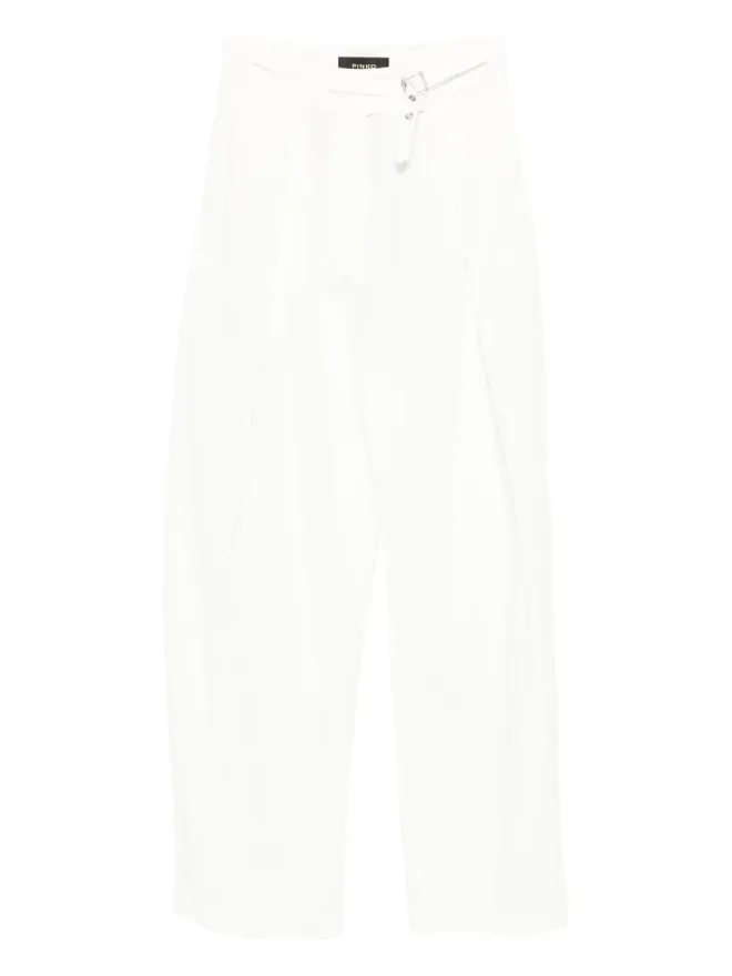 PINKO PINKO プリーツベルト付きストレートパンツの商品画像