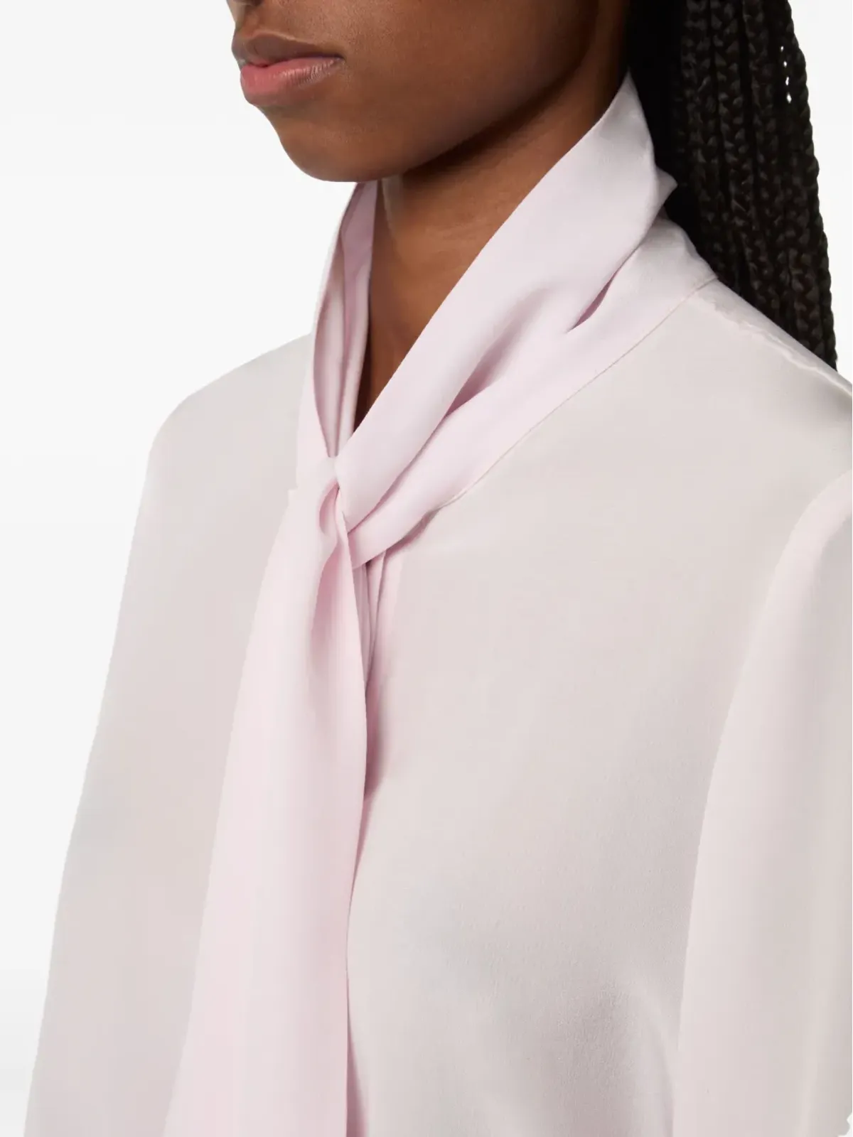 Nina Ricci タイネック・シルクシャツ - ピンク - 画像5