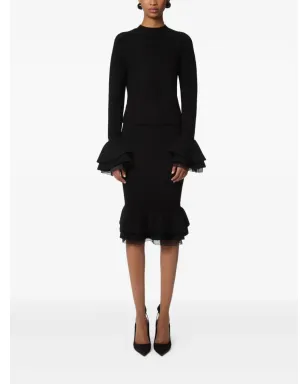Nina Ricci フリル付きニットスカート - サムネイル2