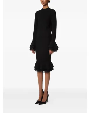 Nina Ricci フリル付きニットスカート - サムネイル3
