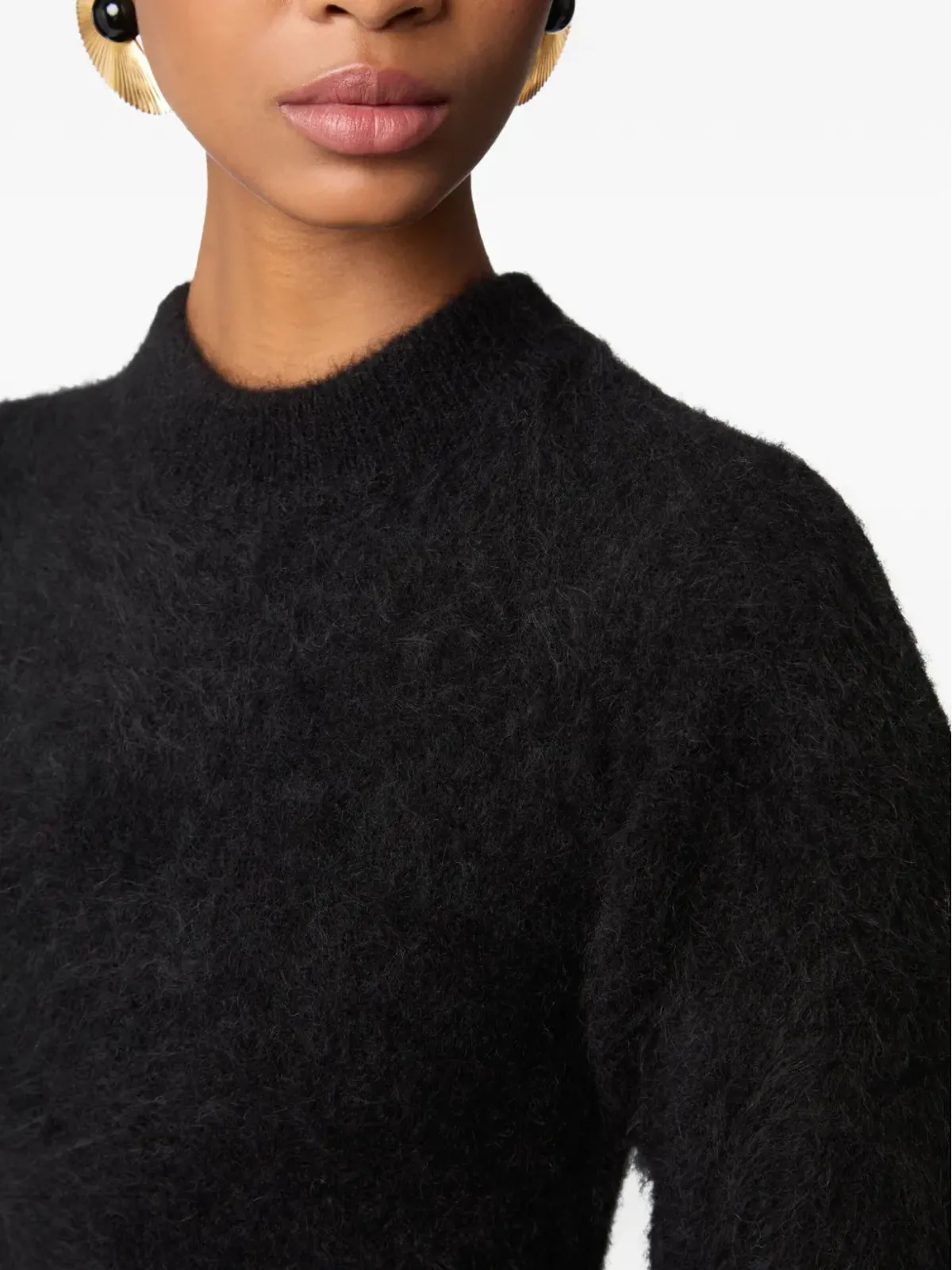 Nina Ricci ウール マキシドレス ブラック - 画像5