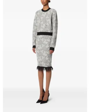 Nina Ricci レースジャカード編みジャンパー - サムネイル3