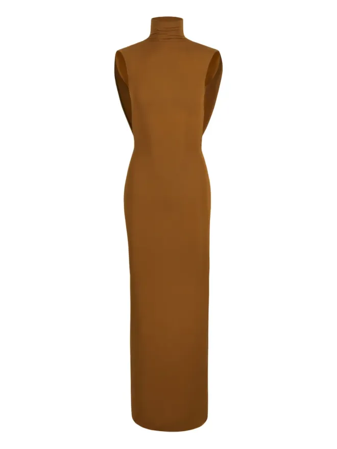 Nina Ricci Nina Ricci ドレープ タートルネック マキシドレスの商品画像