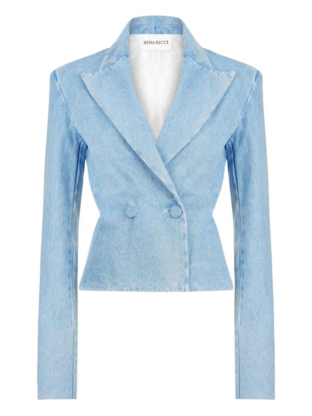 Nina Ricci カットアウトディテール デニムブレザー - 画像1