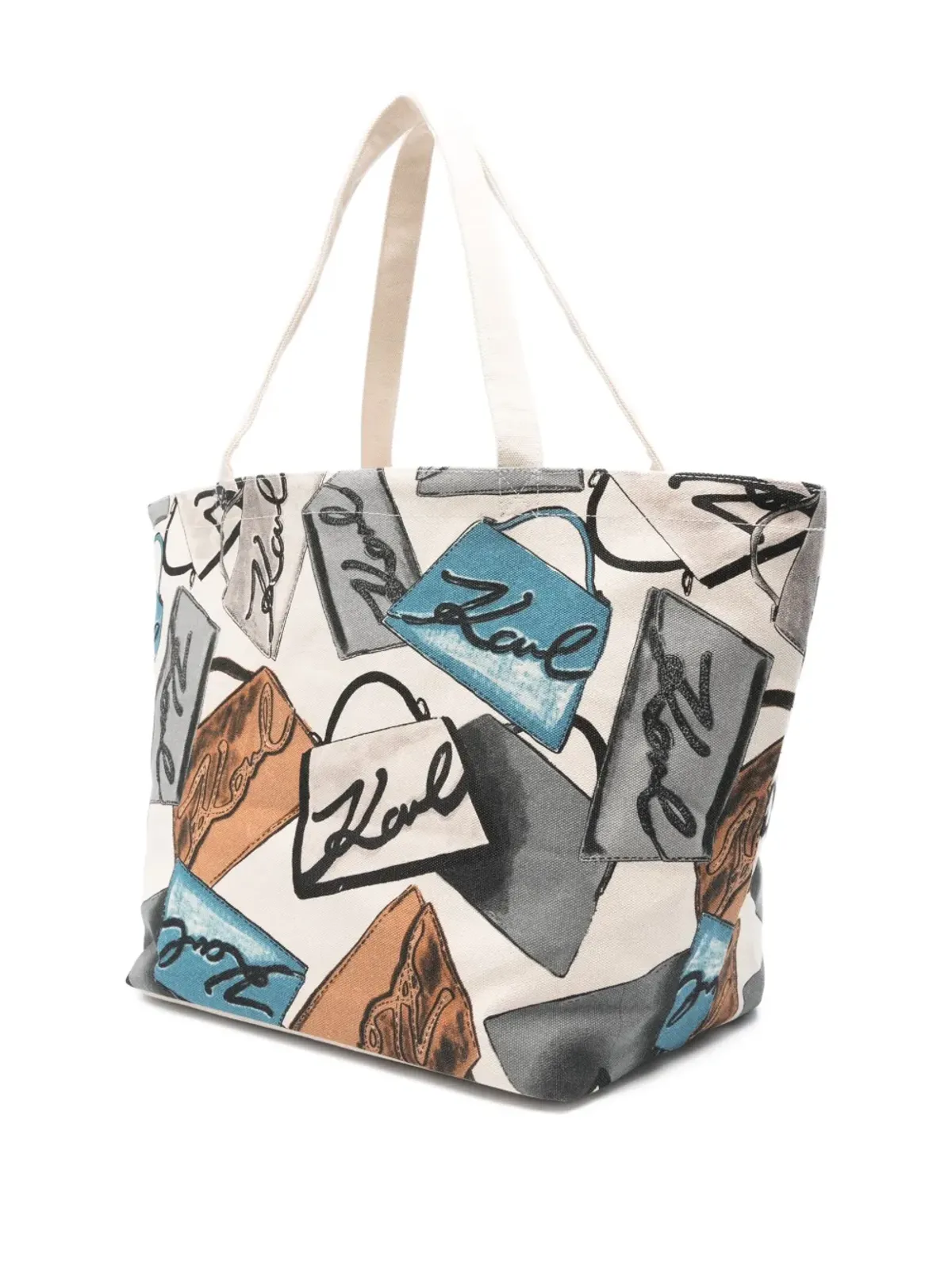 Karl Lagerfeld ロゴプリント トートバッグ - 画像3