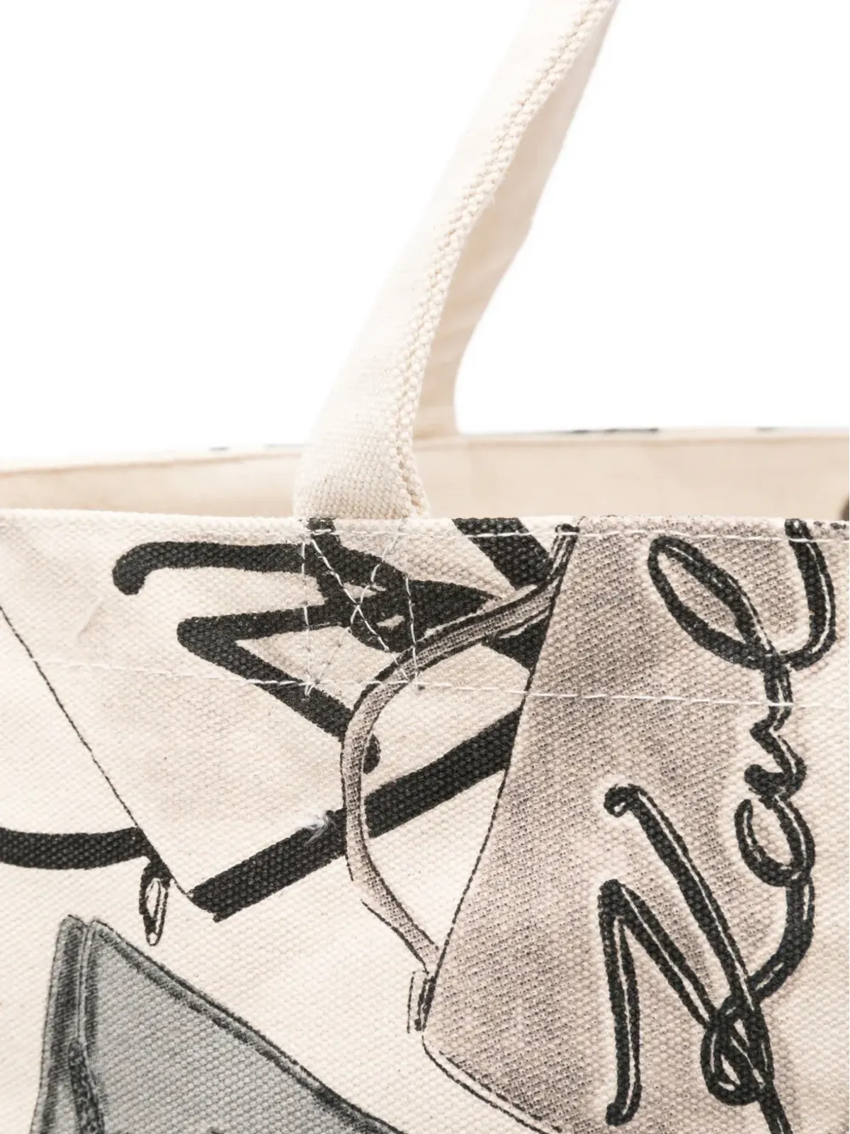 Karl Lagerfeld ロゴプリント トートバッグ - 画像4