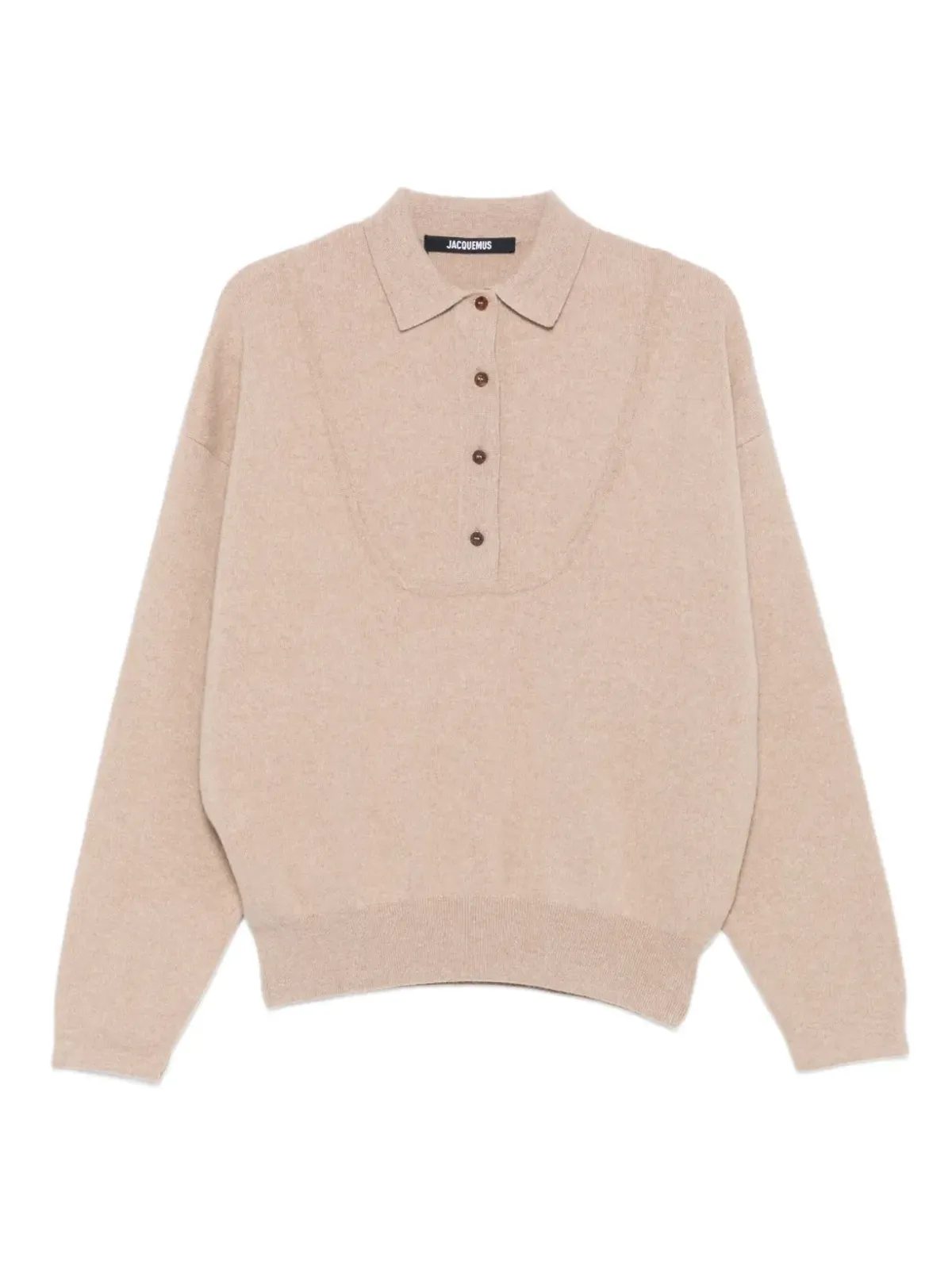 Jacquemus ボタン付きポロネックセーター - 画像1