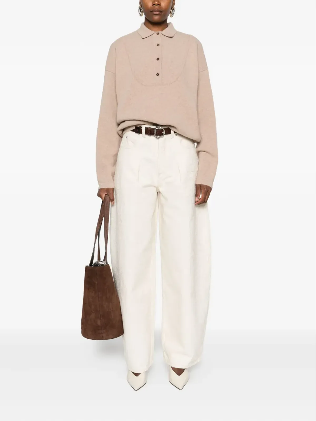 Jacquemus ボタン付きポロネックセーター - 画像2