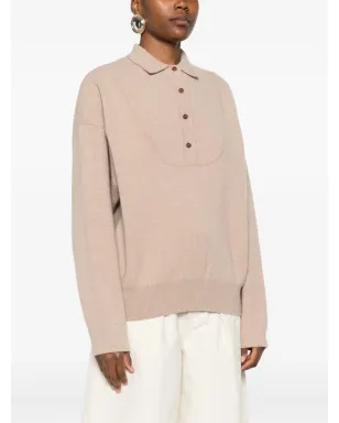 Jacquemus ボタン付きポロネックセーター - サムネイル3