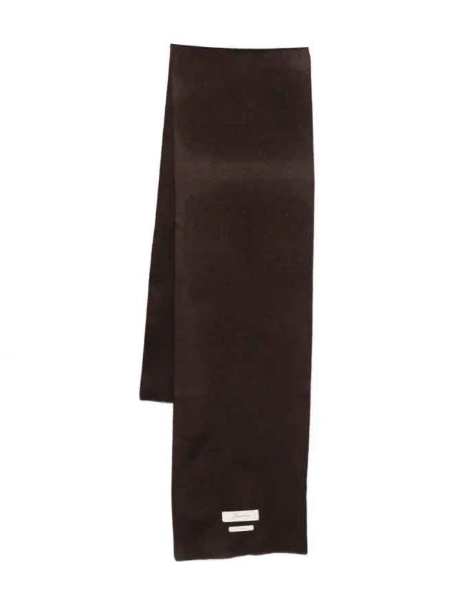 JACQUEMUS Jacquemus フリンジ付きカシミアスカーフの商品画像