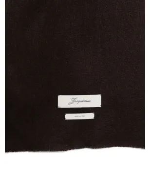 Jacquemus フリンジ付きカシミアスカーフ - サムネイル3