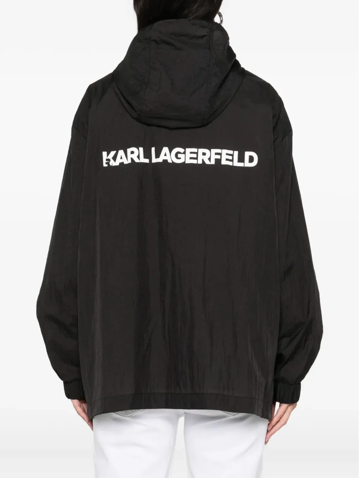 Karl Lagerfeld カールモチーフ フード付きジャケット - 画像4