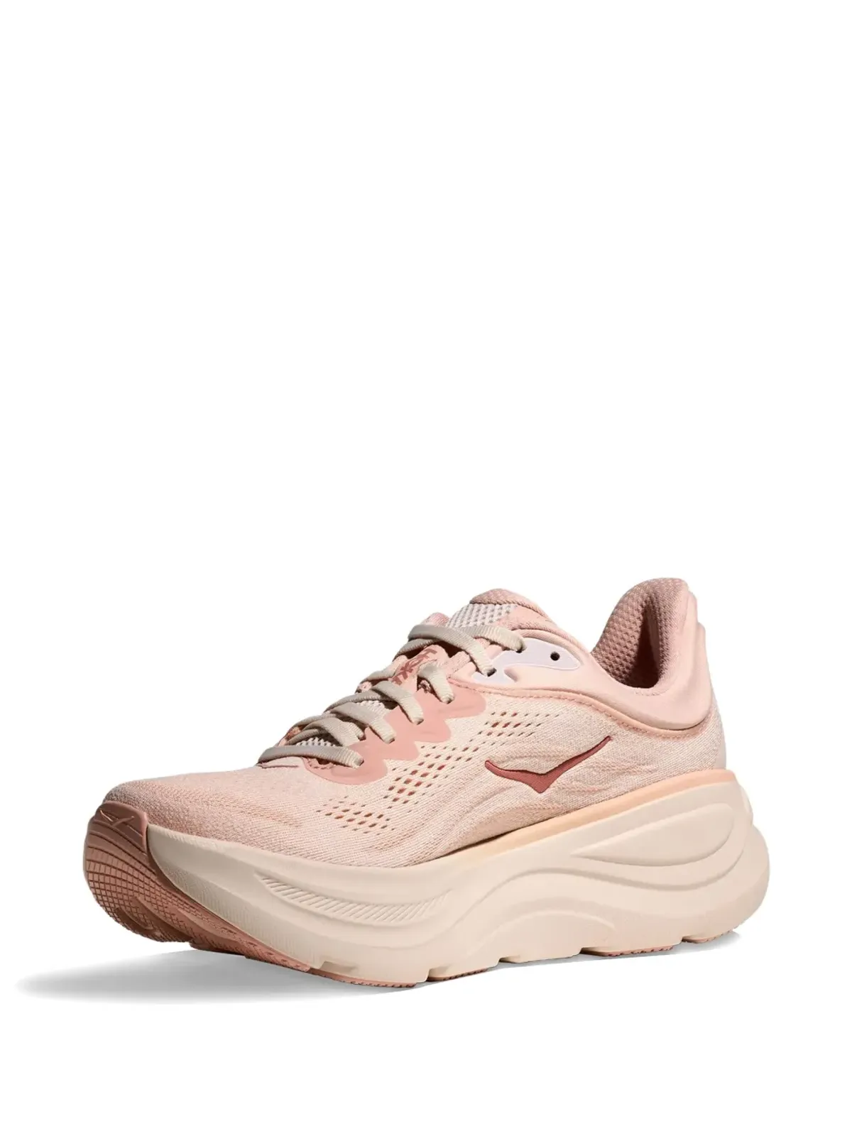 HOKA Bondi 9 ロー・トップスニーカー ピンク - 画像2