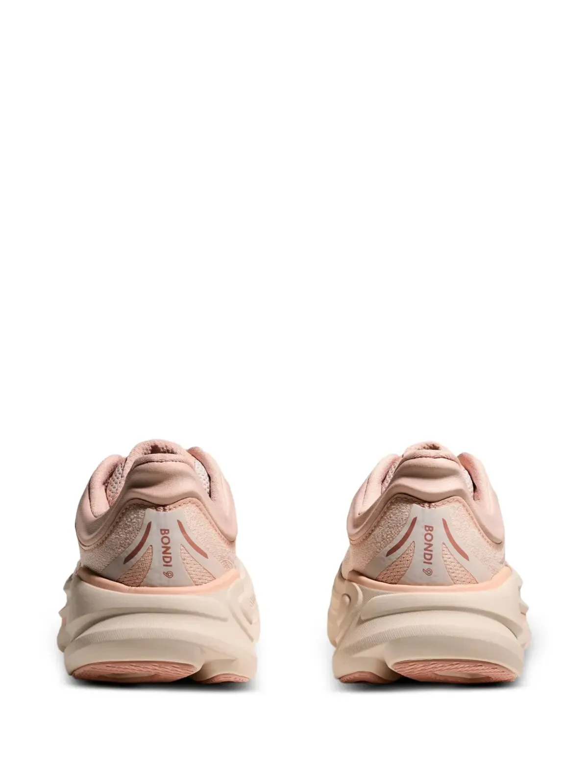 HOKA Bondi 9 ロー・トップスニーカー ピンク - 画像3