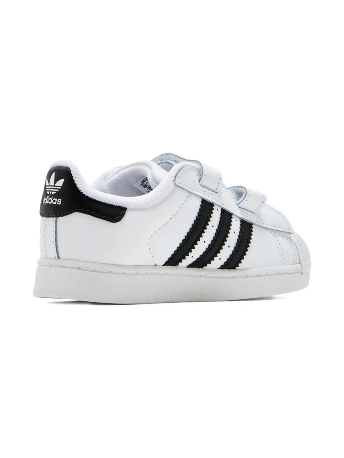 adidas Kids スーパースター タッチストラップ スニーカー - 画像2