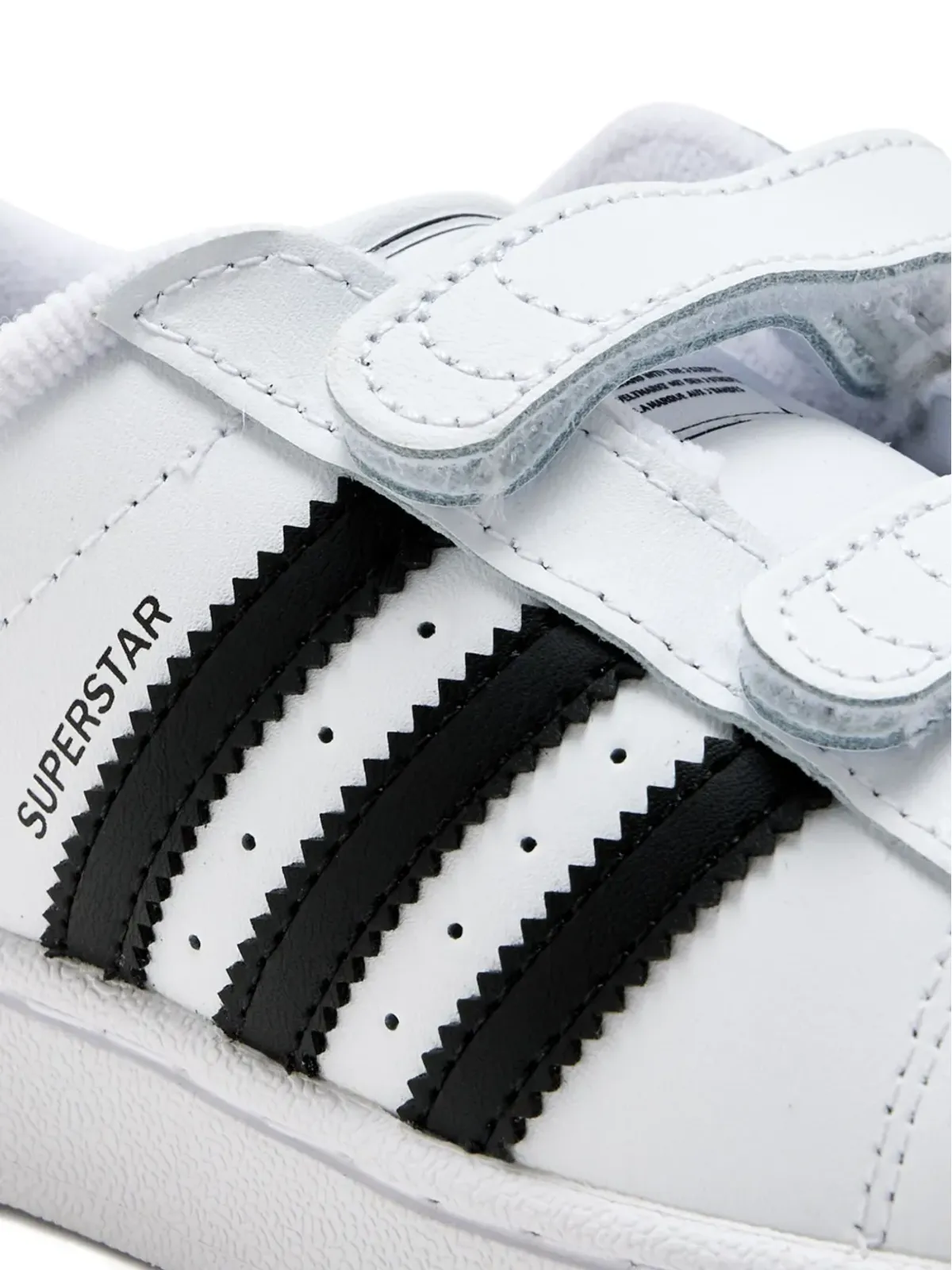 adidas Kids スーパースター タッチストラップ スニーカー - 画像4