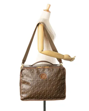Fendi Pre-Owned 2010-2025 Zucca Coated Canvas Karligraphy travel bag - Brown - サムネイル2
