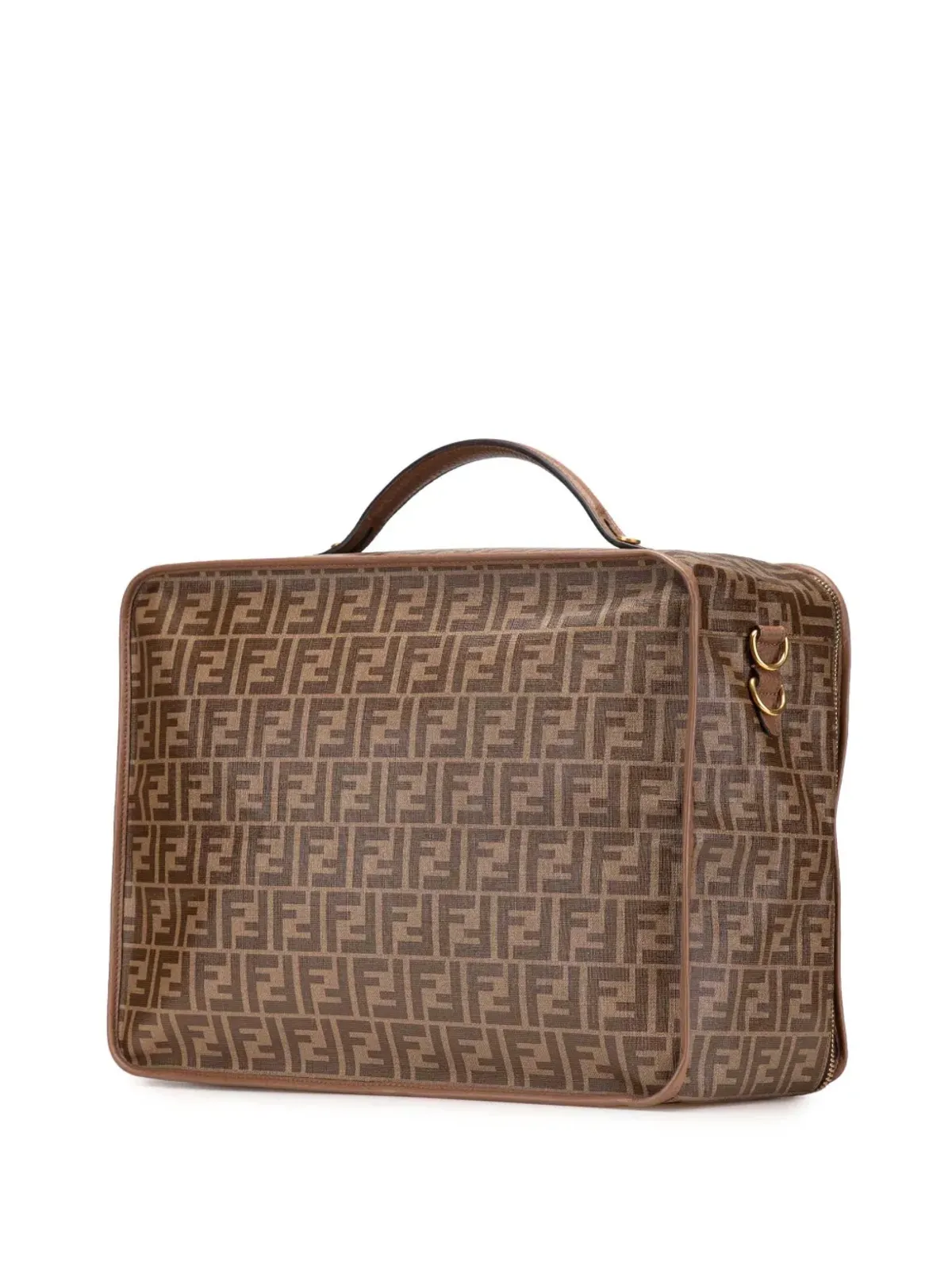 Fendi Pre-Owned 2010-2025 Zucca Coated Canvas Karligraphy travel bag - Brown - 画像3