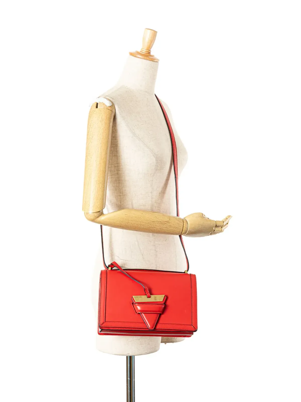 Loewe Pre-Owned 2017 レザー バルセロナ クロスボディバッグ - 画像2