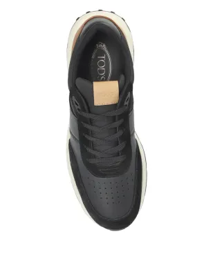 Tod's レザーパネルドスニーカー - サムネイル3