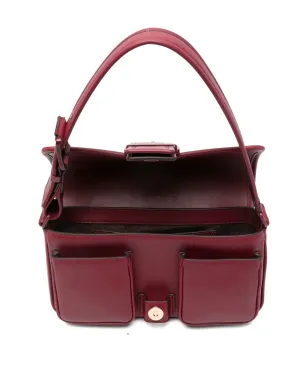 Michael Michael Kors Colby バックル式レザーショルダーバッグ（レッド） - サムネイル5