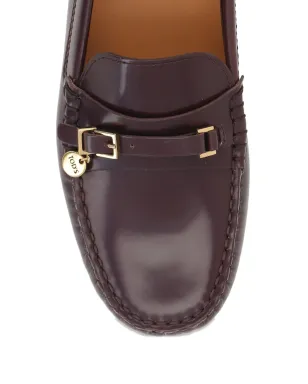 Tod's バックルディテール レザー ローファー - Brown - サムネイル4