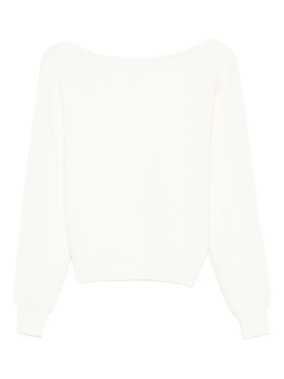 Victoria Beckham ボートネックリブ編みセーター - 画像2