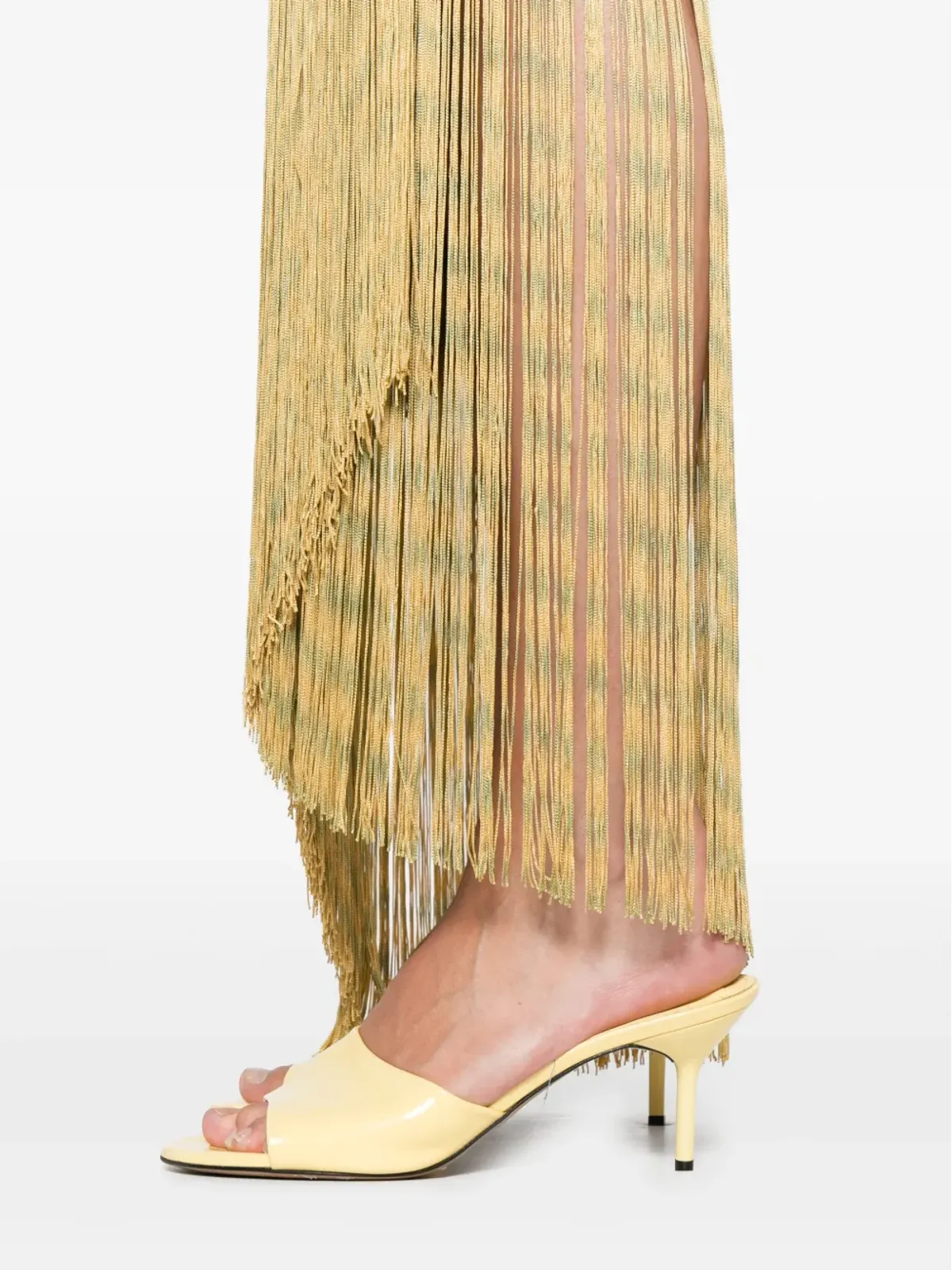 ETRO ペイズリープリント フリンジスカート - 画像5