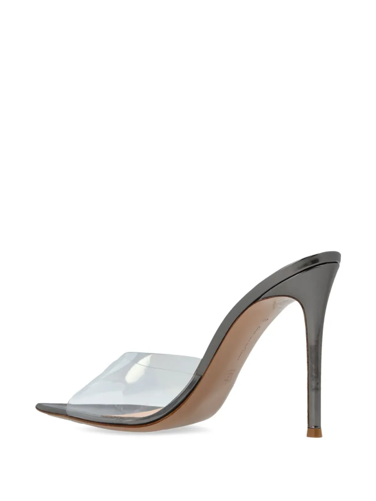 Gianvito Rossi 120mm クリアストラップパンプス - 画像3