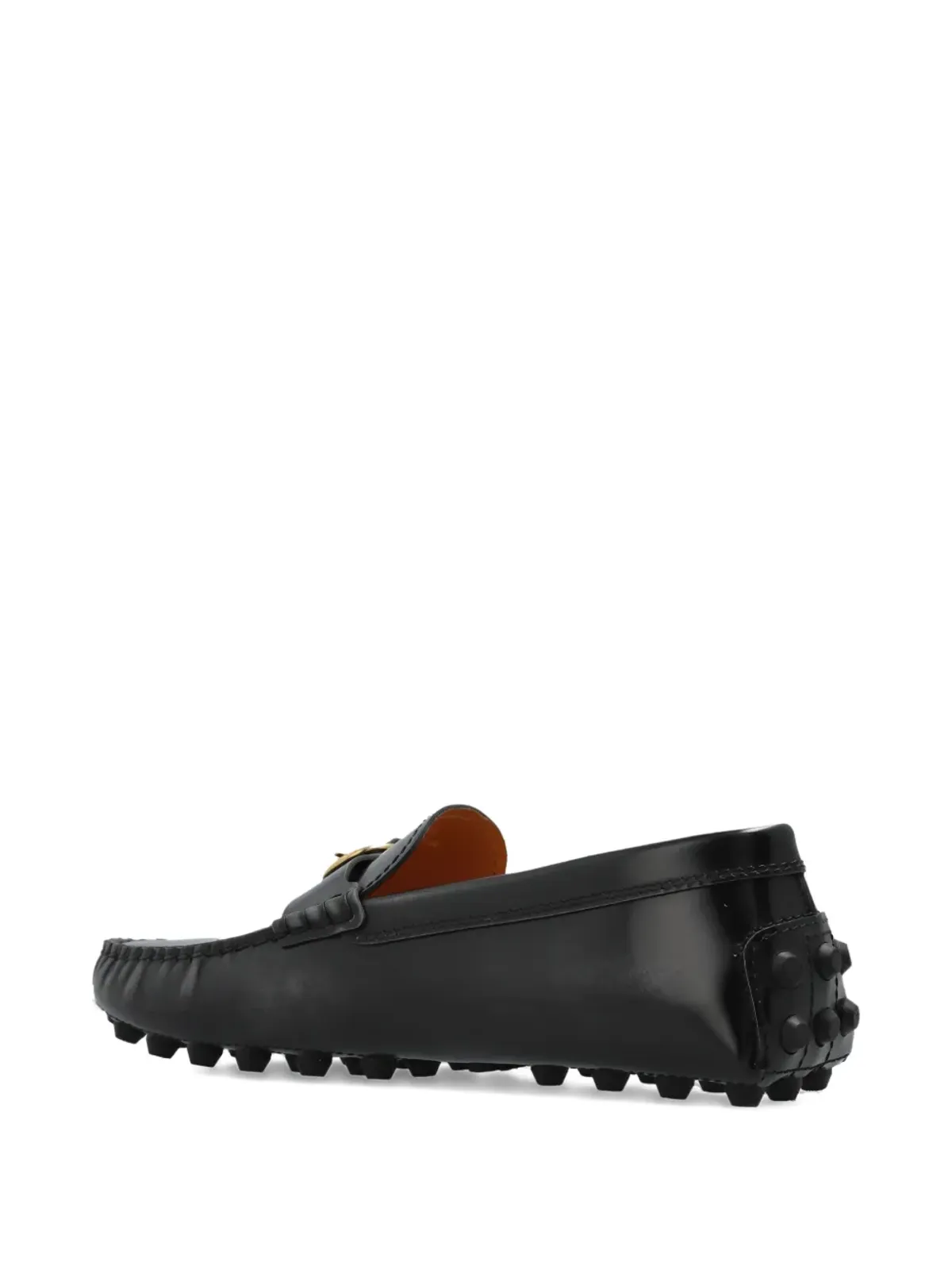 Tod's レザー バックル ローファー ブラック - 画像4