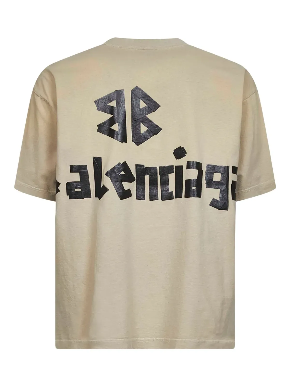 Balenciaga テーププリント コットン Tシャツ - 画像2
