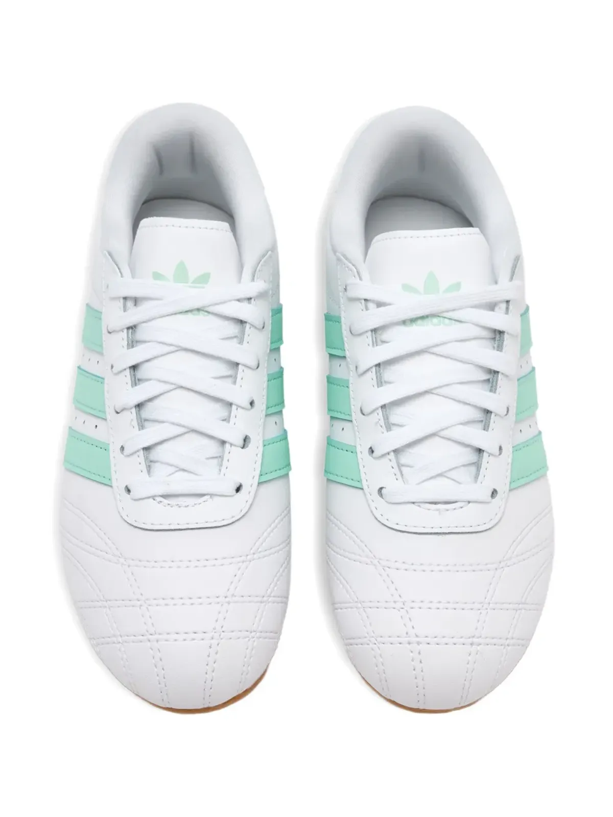 adidas Kids 三本ストライプ キルテッド スニーカー - White - 画像3