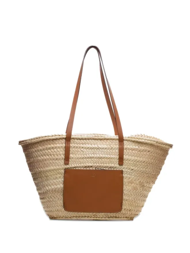 Poche Paris Poche Paris トップハンドルストロー トートバッグ - ネチュラルの商品画像
