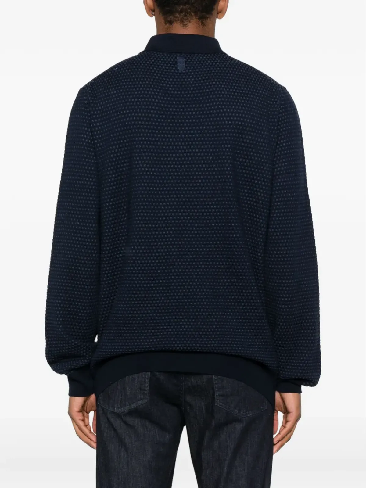 Canali ジップネックポロシャツ - 画像4