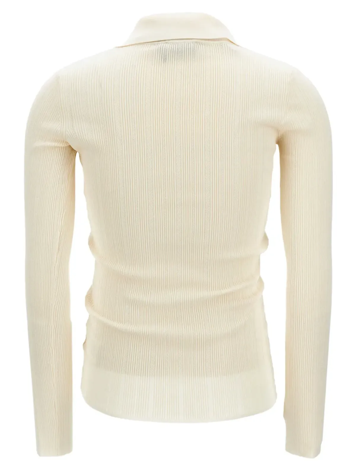 Elisabetta Franchi チェーンディテールリブ編みセーター - 画像2